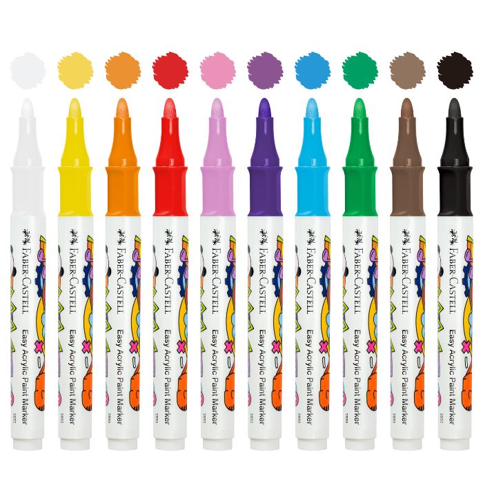 Easy Acrylic Paint Marker set 10